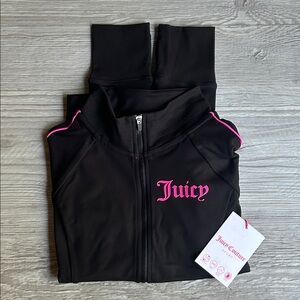 🎀 Contrast Piped Collared Track Jacket Juicy Couture Medium NWT